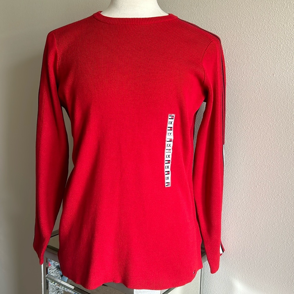 Tommy Hilfiger | Vintage Red Pull Over Knit Sweater Crew Neck - Plus Size - 1X